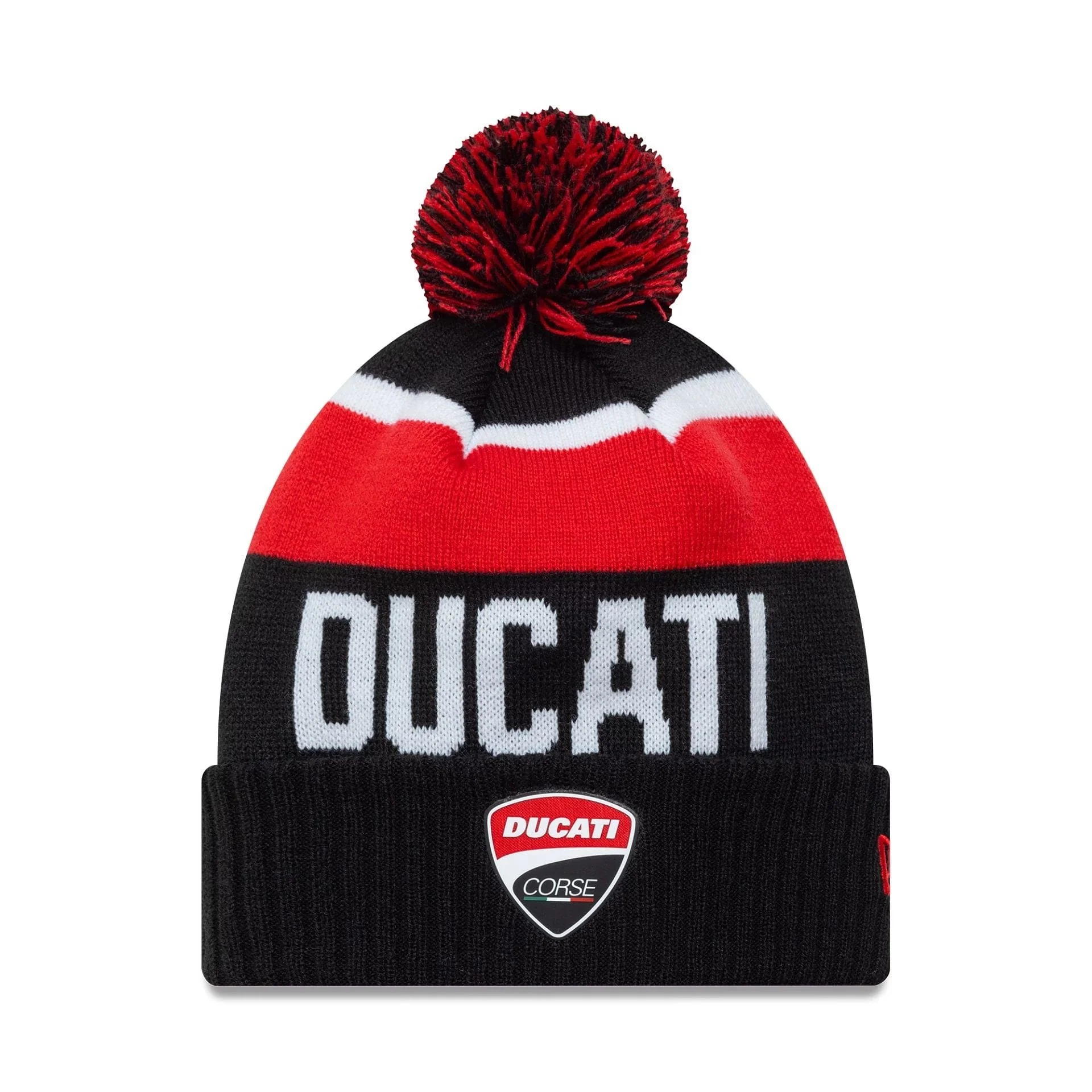 Ducati Corse New Era Bommelmütze "Sport" - schwarz