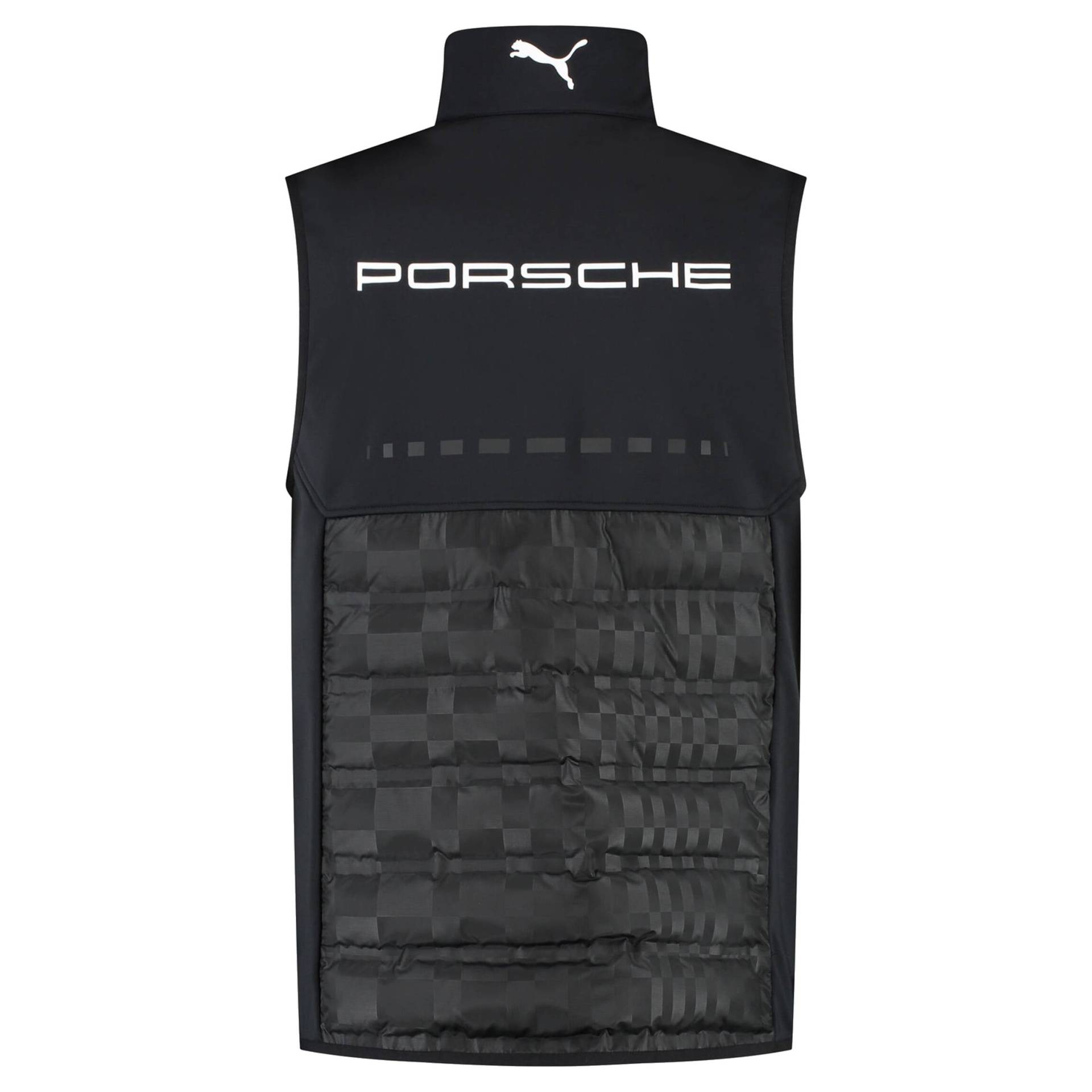 Porsche Motorsport Team Weste Mit Karo-Steppmuster - Schwarz - View #9